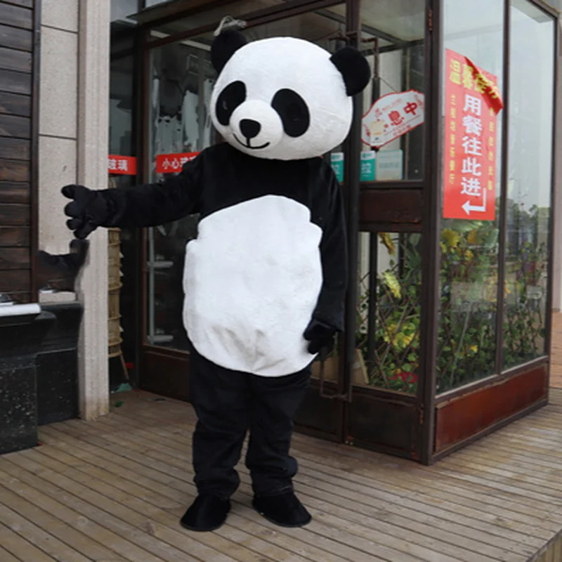 Details about   Panda & Teddy Bear Heads Mascot Costume For Lovers Accessory Cartoon Cosplay ADS 