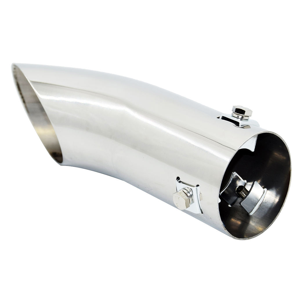 Universal 59mm Car Exhaust Pipe Silencer Muffler End Tips Stainless Steel fit Most of Cars