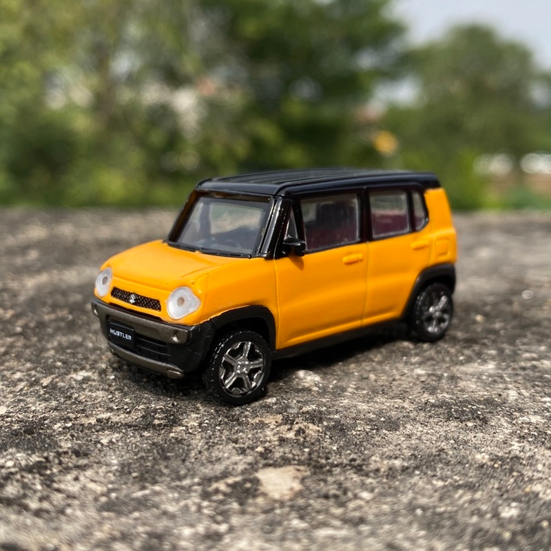 1:64 Diecast Toy Vehicles Mini 5cm SUZUKI HUSTLER Plastic Model Car Ornaments Toddler Boy Toys