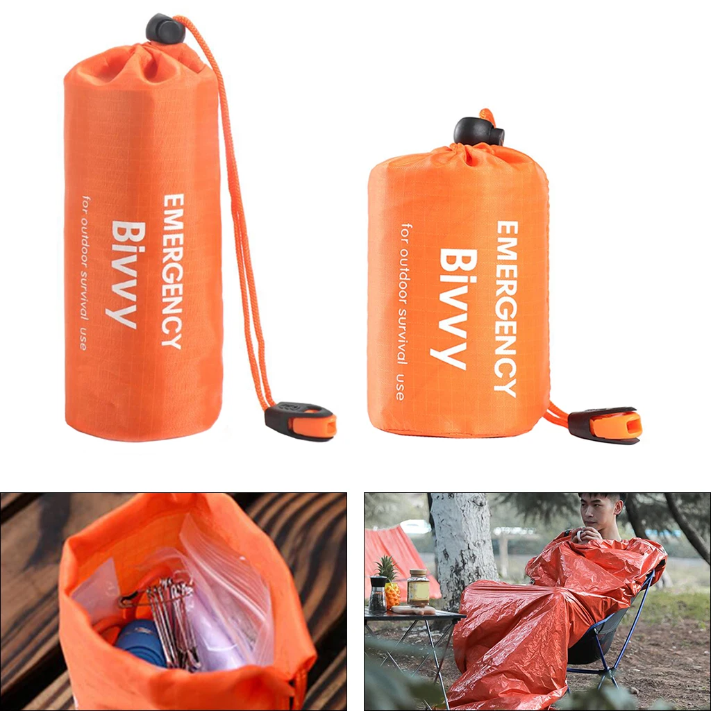 Emergency Sleeping Bag Container Outdoor Camping Survival Tool Storage Bags #HE 