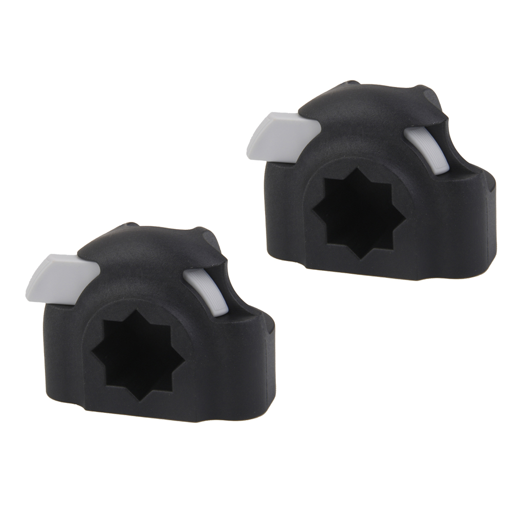 2PCS Durable Black Plastic Kayak Boat Sea Hot Sale Cheap Fishing Rod Semicircular Mount Base Tackle Kit Accessory