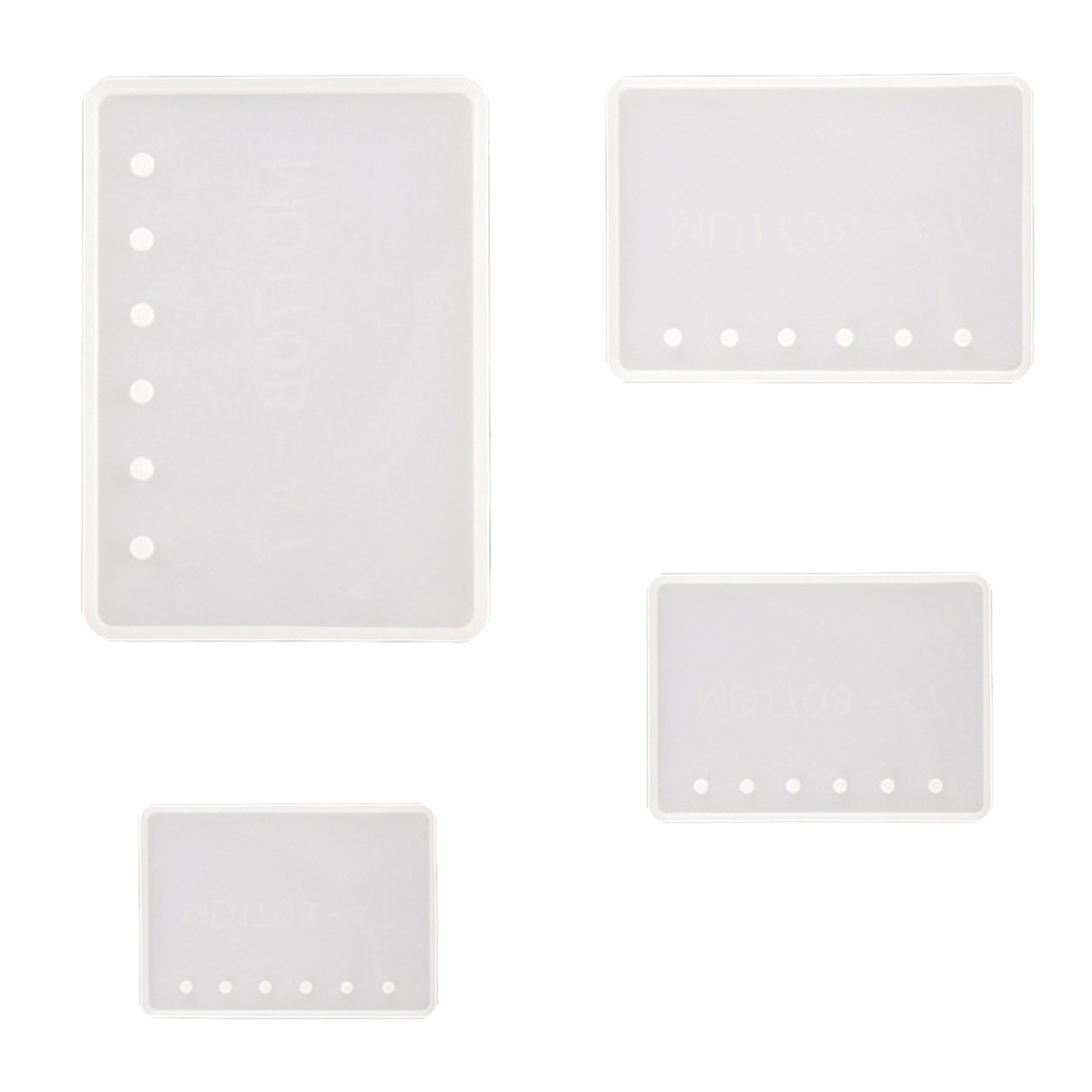 Silicone Notebook Mold for B5 A5 A6 A7 Clear Casting Molds for Making Epoxy Resin Jewelry Crystal Book Accessories