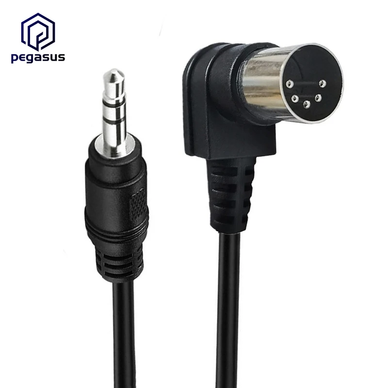 5 Pin DIN MIDI Plug Male to DC3.5mm Jack Stereo Male Converter Cable Audio Cable 
