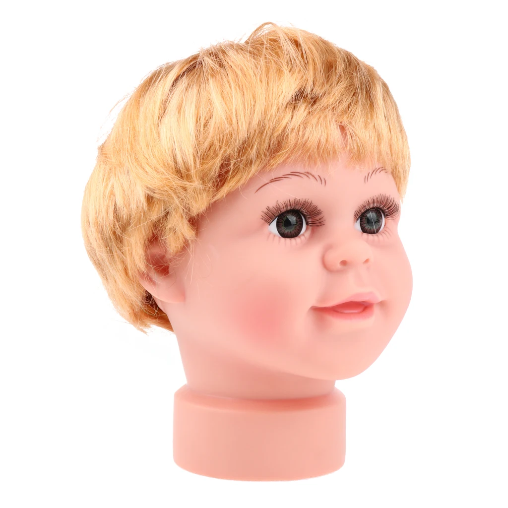 Baby Child Kid Mannequin Head Model for Hats Caps Wigs Sunglasses Display High Quality Child Head Display Baby Cute
