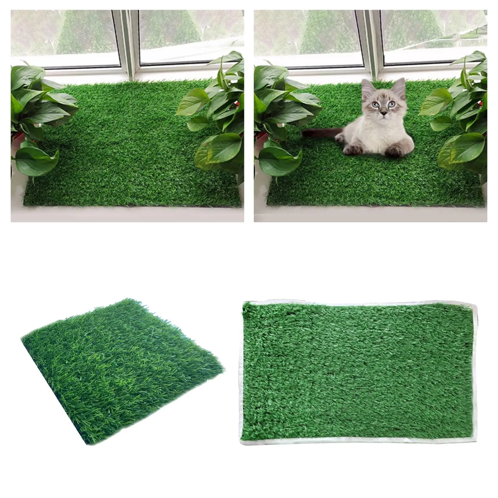 Indoor Dog Pee Pad Pet Toilet Training Grass Simulation Lawn for Garden Outdoor Floor
