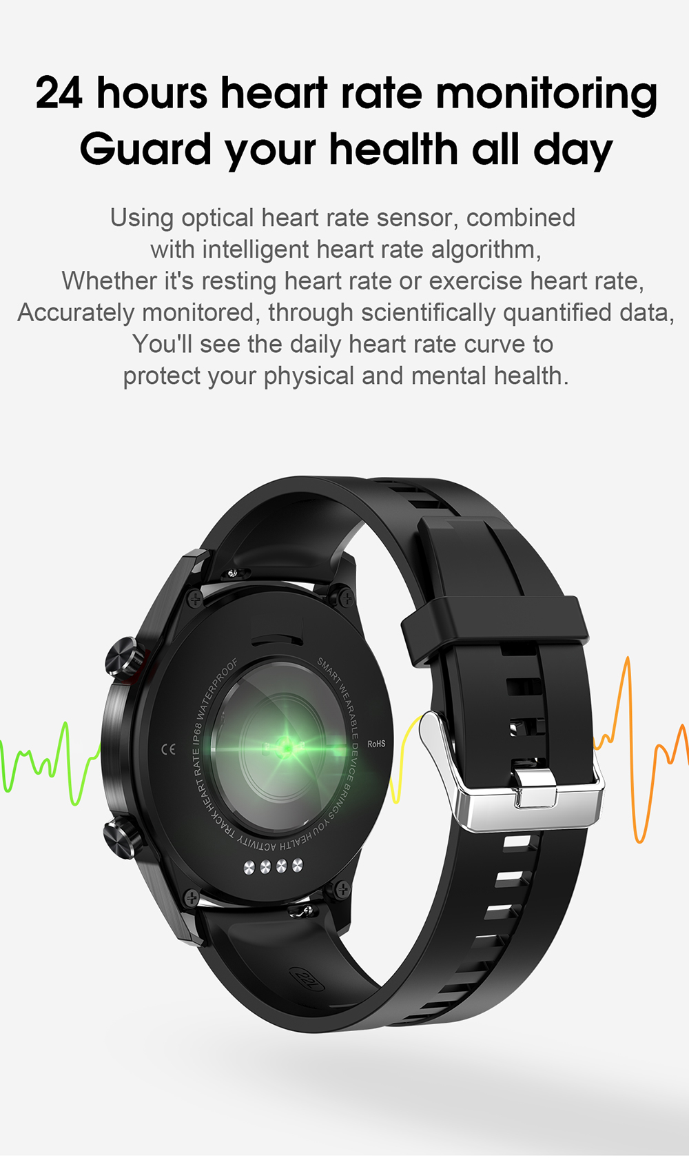 L13 negócios relógio inteligente homem bluetooth chamada