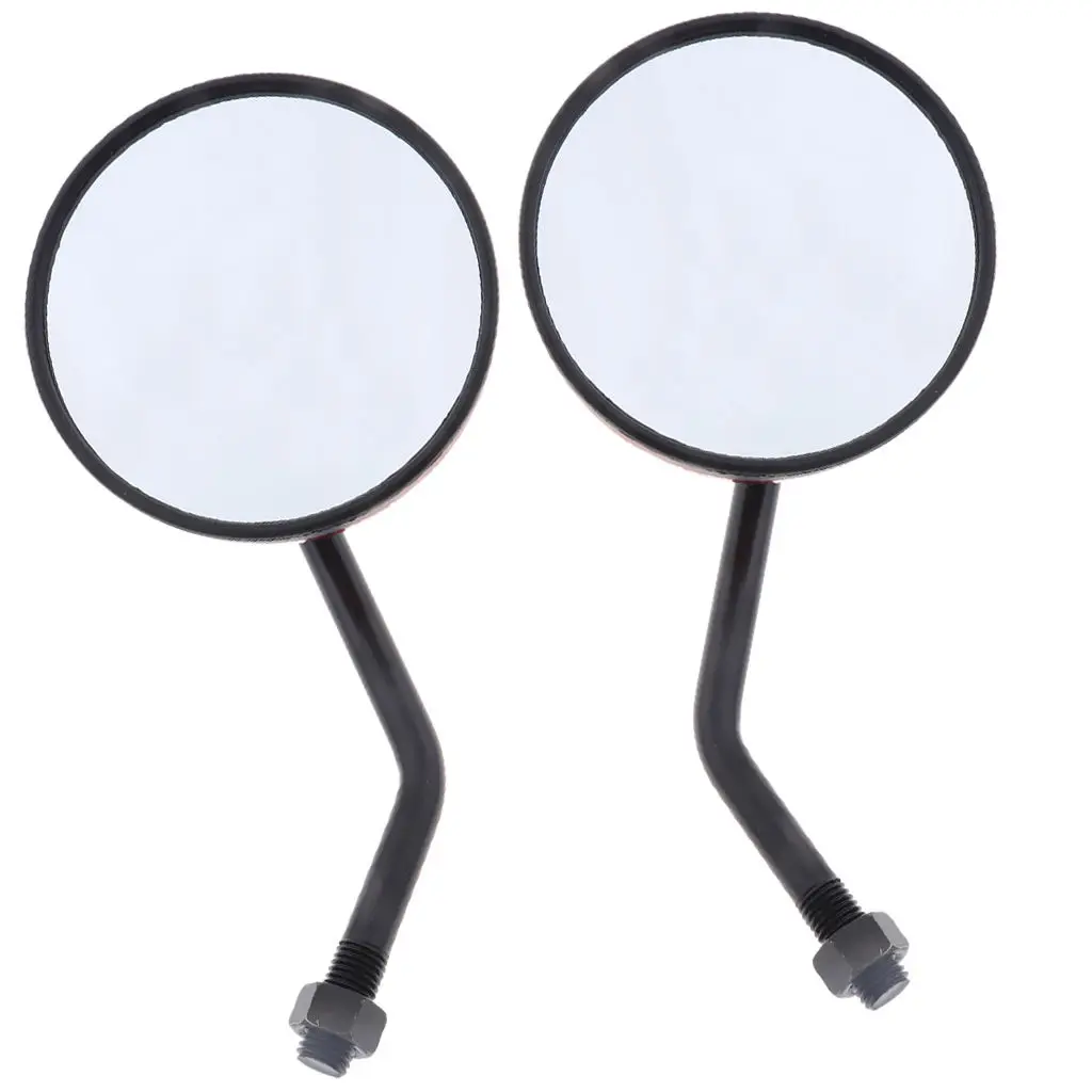 1Pair Universal Motorbike Dirt Bike ATV Moped Scooter 10mm Rear View Mirror Universal for Honda Yamaha