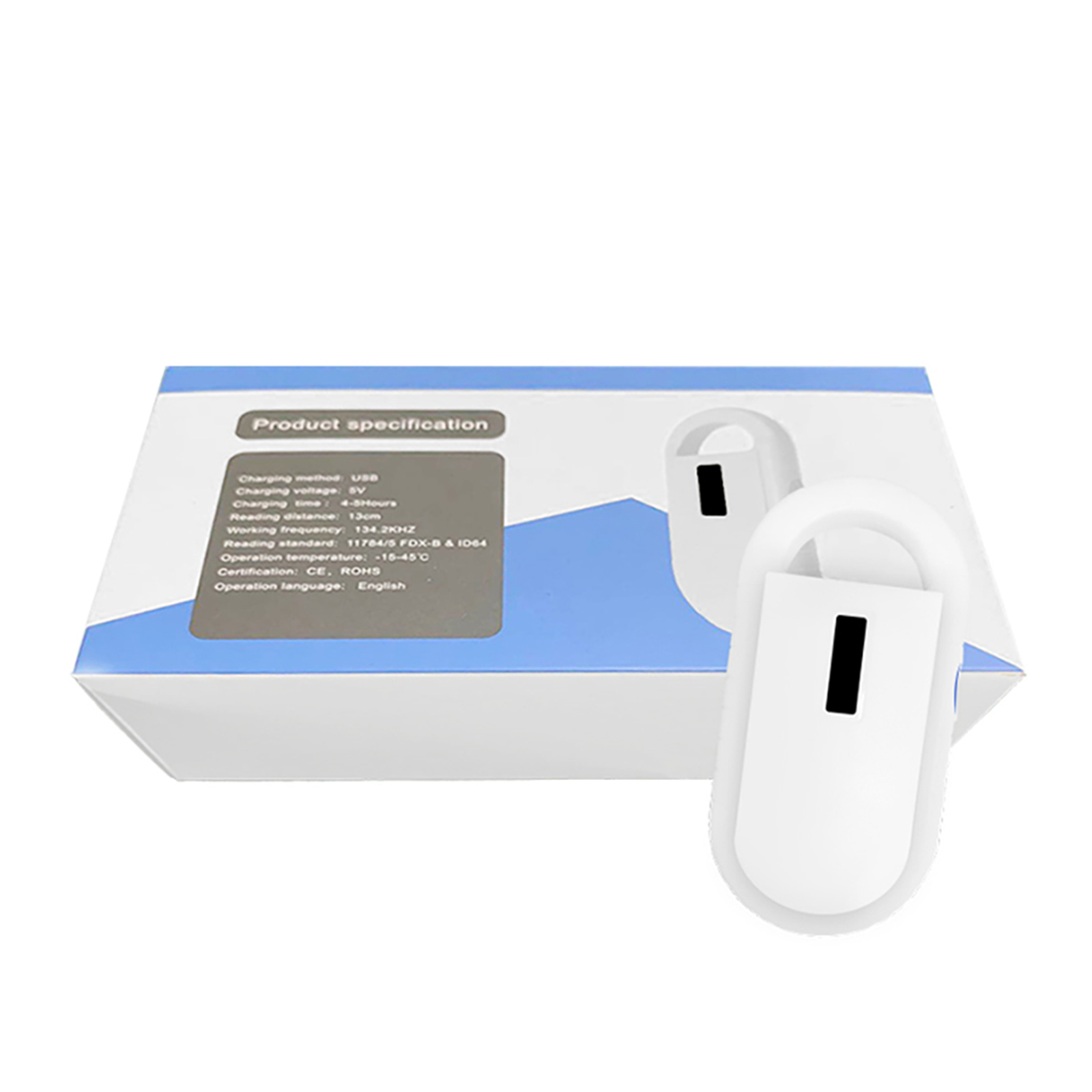 ISO1784/5/FDX-B/ID64 Animal Pet ID Reader Chip Transponder USB RFID Handheld Microchip Pet Scanner For Animals