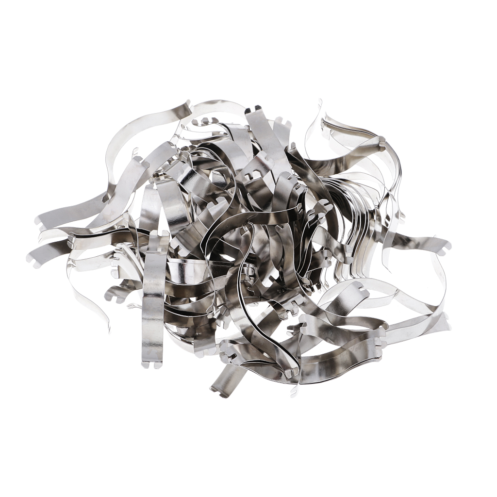 100Pcs Wholesale Spring Clips Metal Aluminum Picture Frame Hardware for Frame Molding 85x9mm