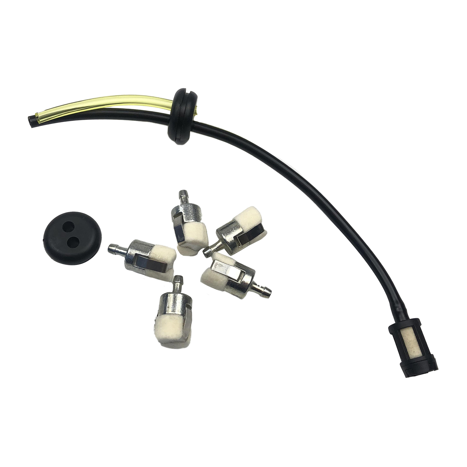 Replacement 506742601 Fuel Pipe Filters & Grommet for Husqvarna Redmax EBZ8001 EBZ7001 350BT Blowers Fuel Line Filter