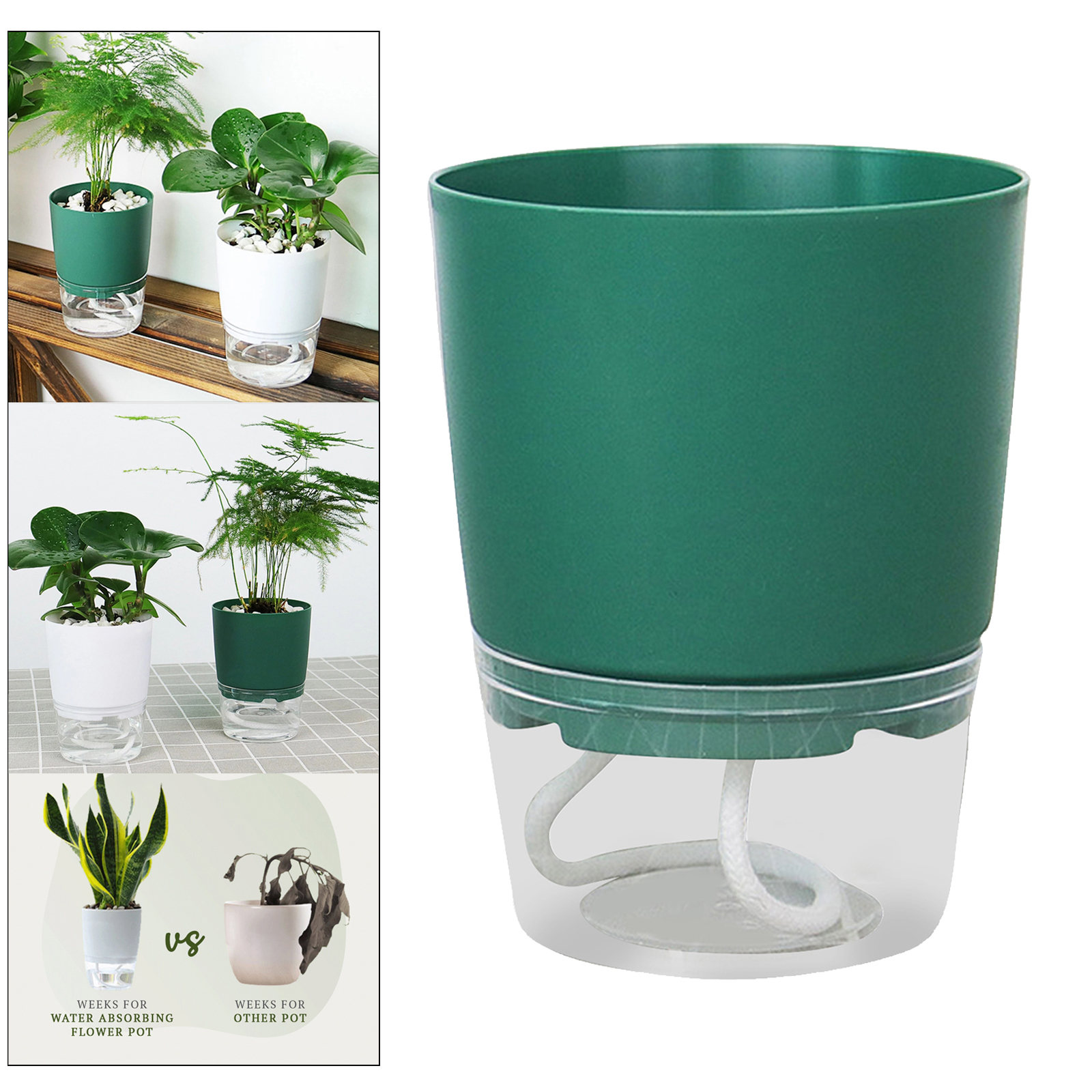Water Absorbing Plant Pot Self Watering Flower Pot African Violet Pots