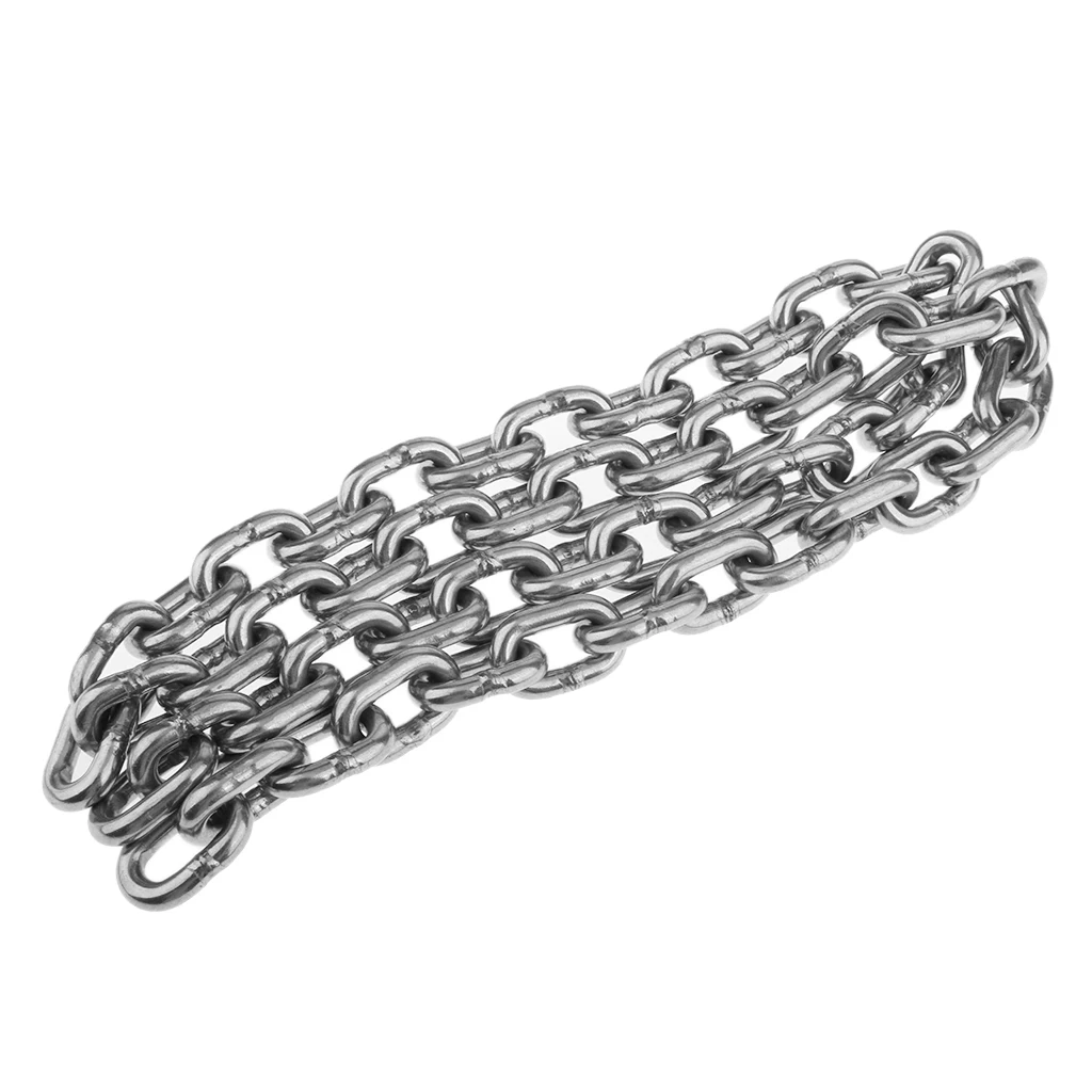 Stainless Steel 316 Anchor Chain by 950mm Long for Marine Boats 6MM 8MM