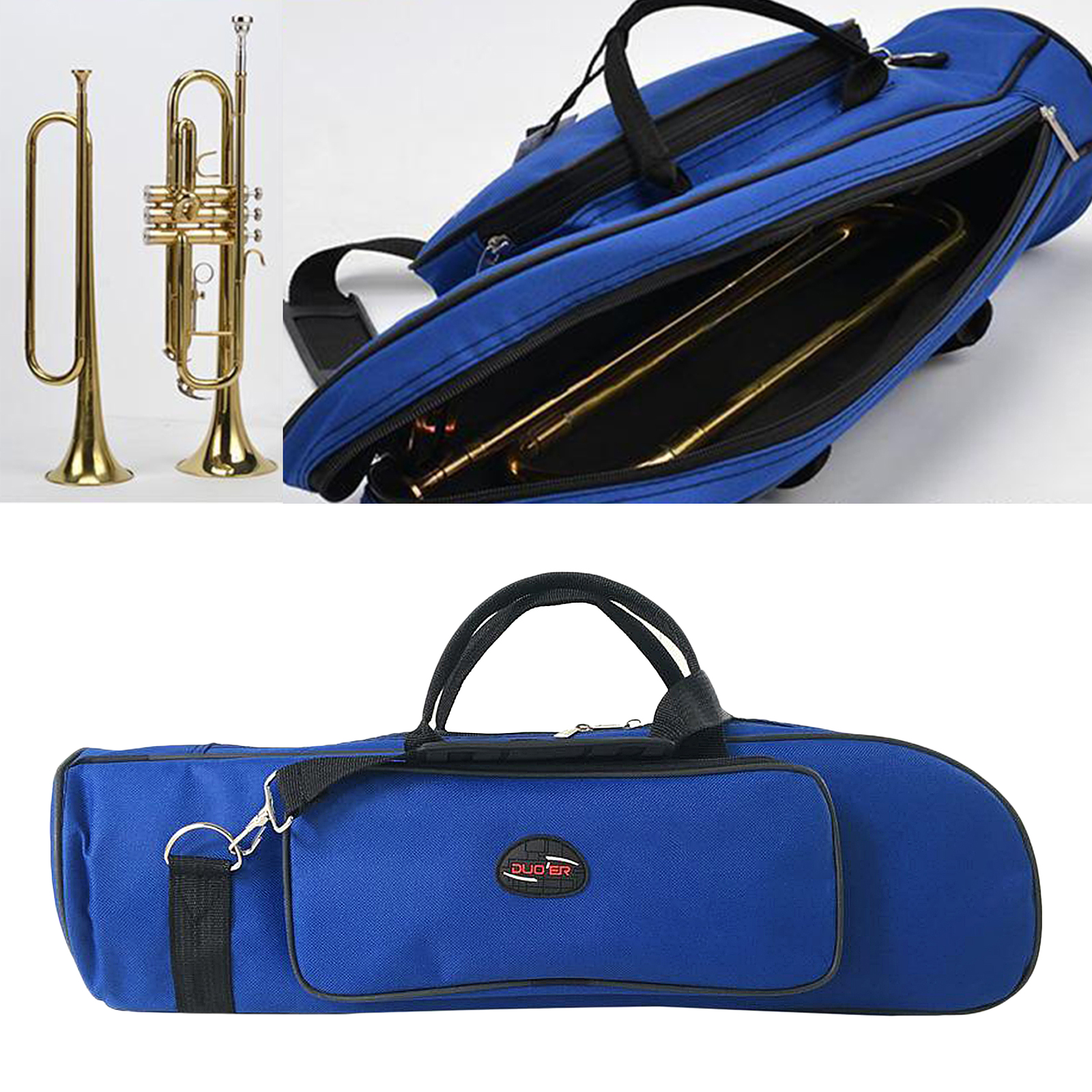 Concert Trumpet Gig Bag Case Waterproof 600D Oxford Shoulder Strap Bags Carrying Case for Musica Instrument Trumpet