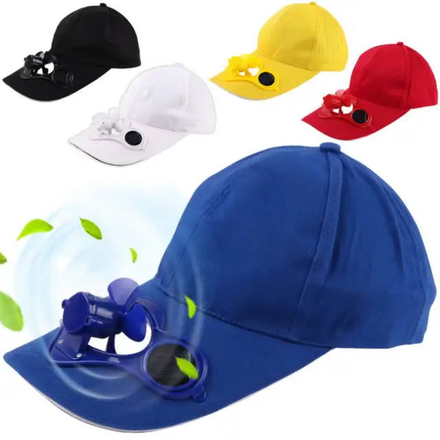 Air Cooling Fan, Solar Fans Cap, Baseball Caps, Fishing Caps