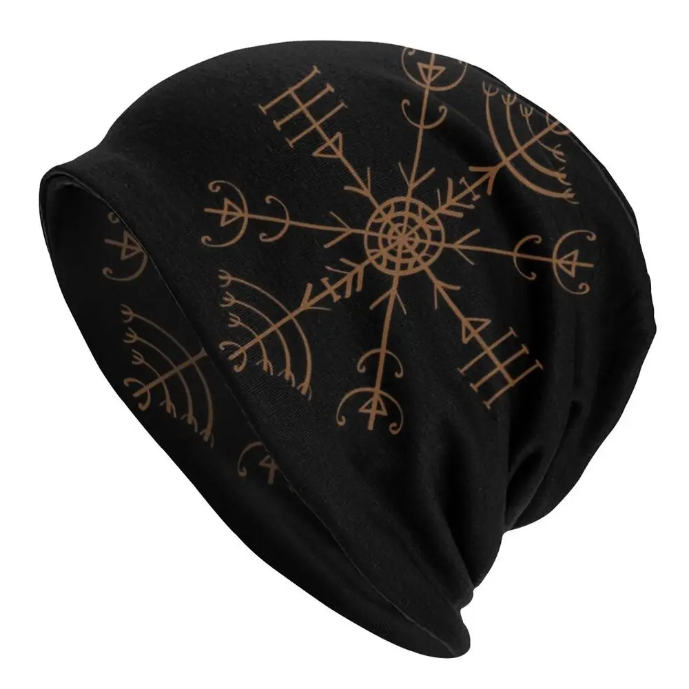 Bonnet Winter Warm Knitting Hat Women Men Veldismagn Icelandic Bind Rune Hip Hop Beanies Caps Adult Viking Beanie Hats Ski Cap