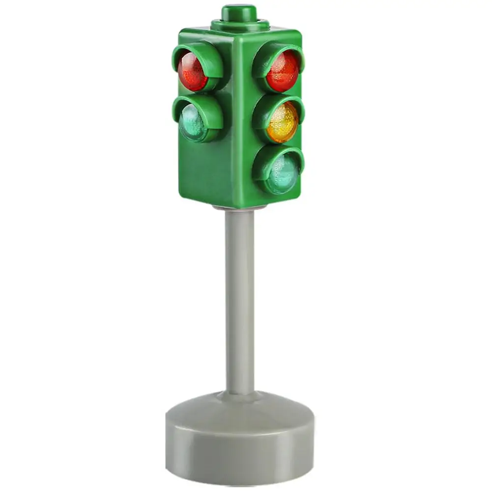 TRAFFIC SIGNS ROAD LIGHT BLOCK-WITH SOUND LED CHILDREN SAFETY EDUCATIONAL TOY 
