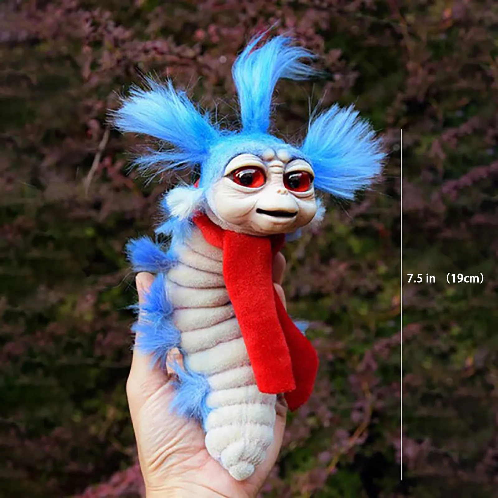 1pc Plush Doll Worm From Labyrinths Handmade Worm Stuffed Toy Funny Present Plush Doll Home Decoration Crafts Figurine Gift