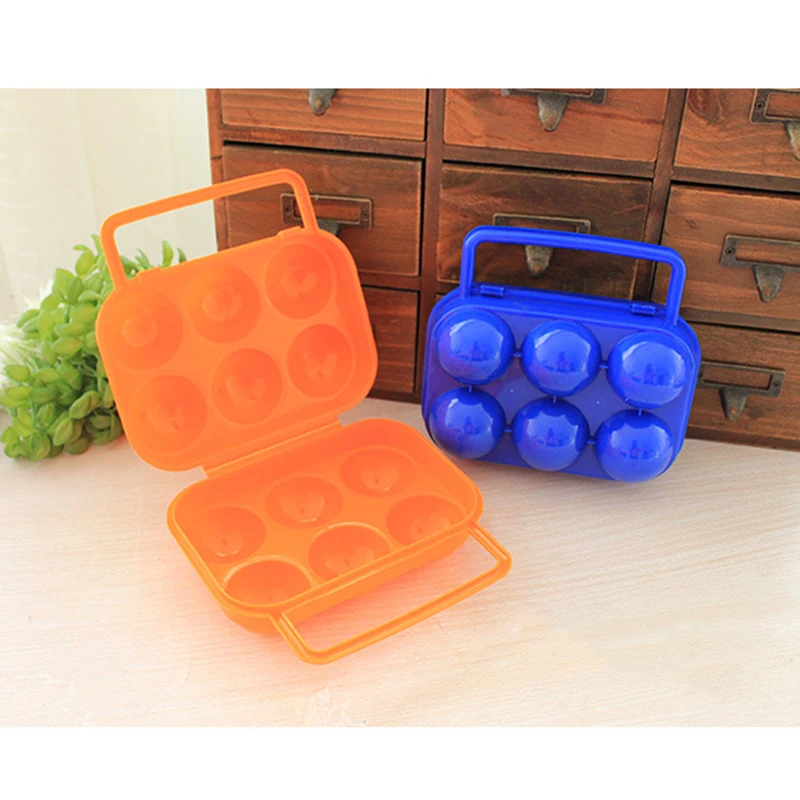 Taloit Cavity Storage Egg Box Shockproof Container Egg Carrier Holder Prevent Eggs from Cracking Easy Storage Egg Box for Camping Travel 