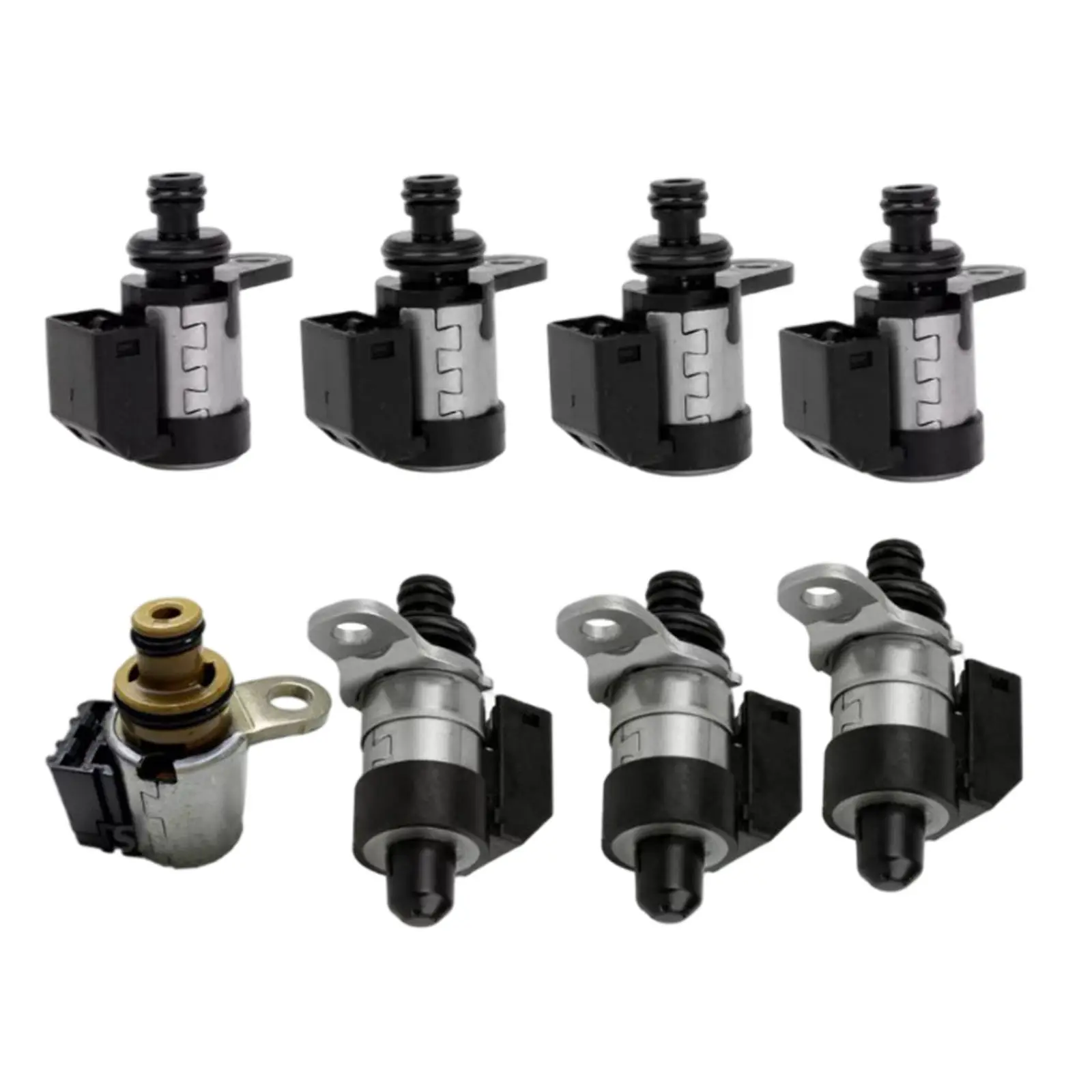 8x Transmiion Solenoids Kit 5EAT 31705-AA430 Car Replacement Acceories