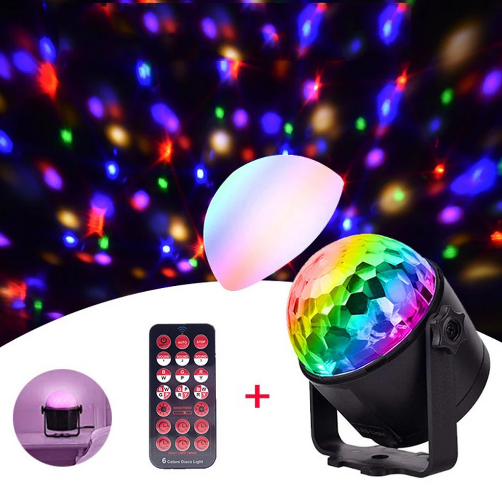 2STK Disco LED Ball Licht Bühnenbeleuchtung DJ Lichteffekt Party Club RGB KTV DE 