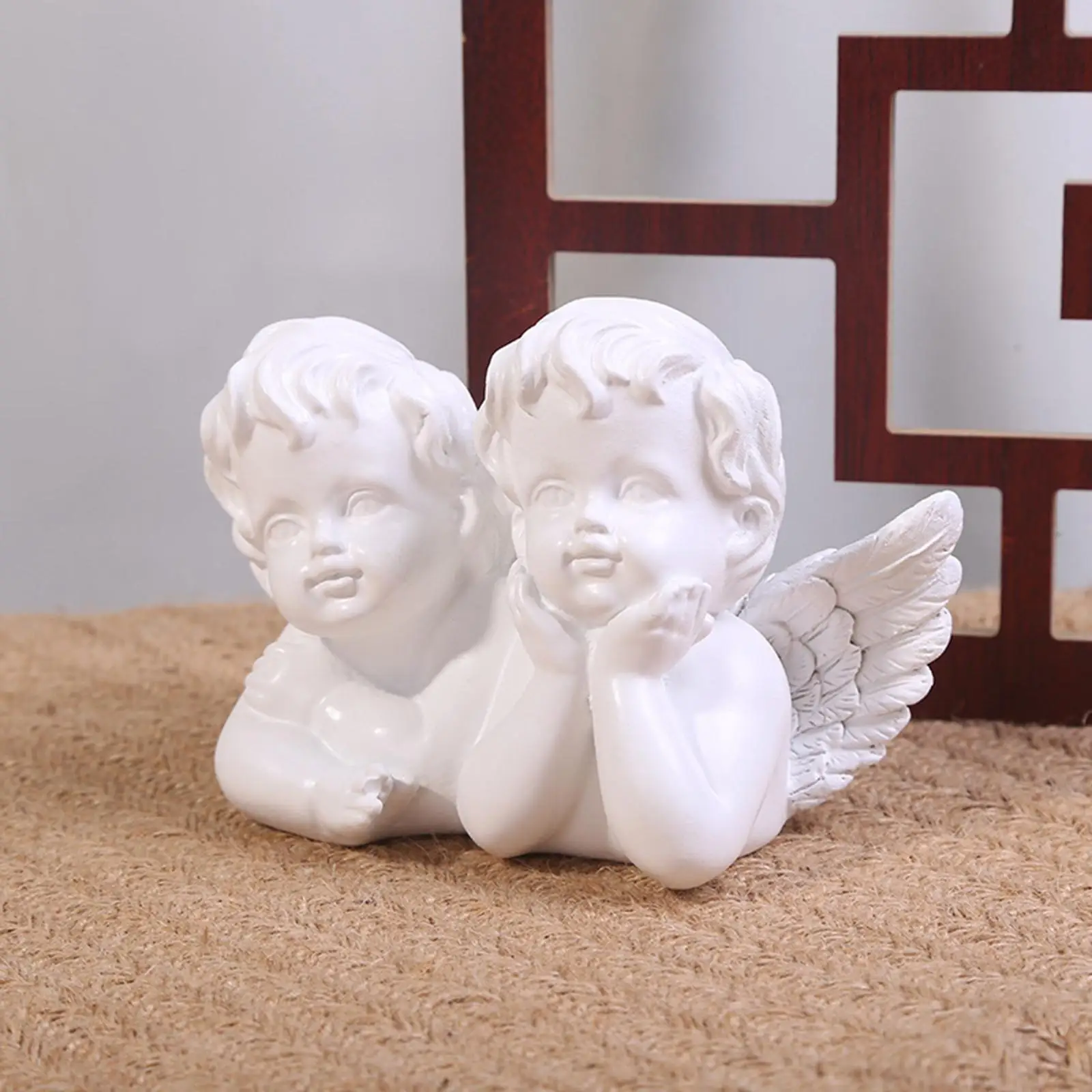 Baby Angel Figure Cherub Statue Decoration Art Collection Value Delicate Details for New Couples Outdoor Garden