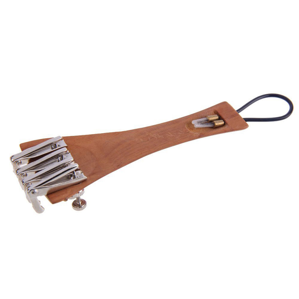 Tooyful 4/4 Violin Parts Accessories Jujube Wood Chin Rest Tailpiece Fine Tuner Tuning Peg Tailgut Endpin Strings Kit DIY