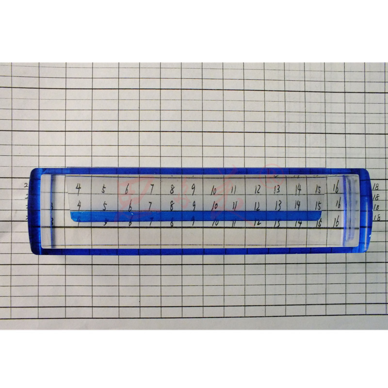 da mão, Régua, Régua, Régua, Financeiro, qc Escala Magnifer, 5x250mm, 1Pc