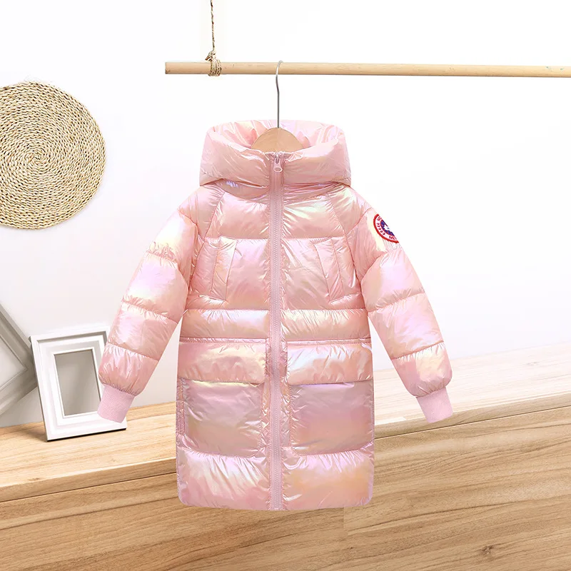 Jaqueta infantil com capuz acolchoado, casacos de