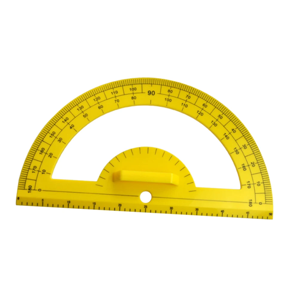 19.5'' 180 Degree Goniometer Protractor Measurement Tool Rotary Measuring Ruler