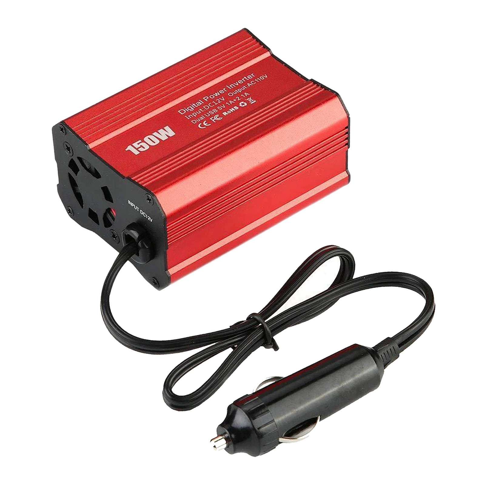 150W Car Power Inverter inversor DC 12V To AC 110V/220V 2.1A Dual USB Ports Car Charger Adapters