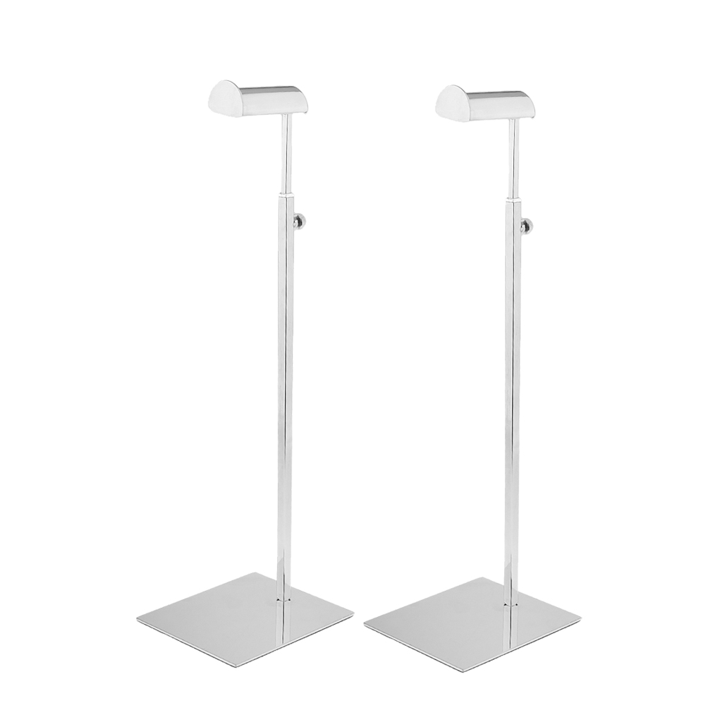 Adjustable Handbag Bag Display Stand Scarf Hat Wig Retail Shop, Single Hooks - Space Saving