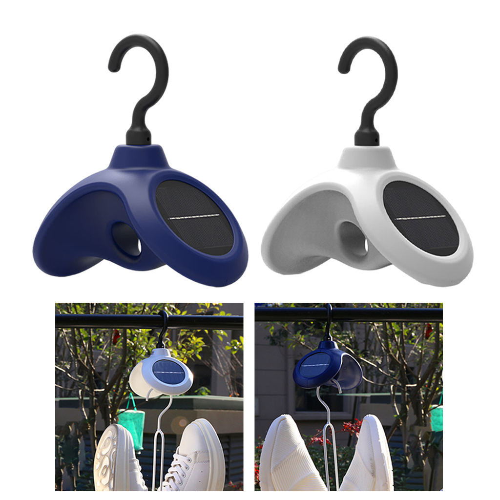 Coat Hanger Holder Space Saving six Laps Per Minute Durable Solar-Powered Rotating for Terrace Home Plush Toys Pillow Shorts