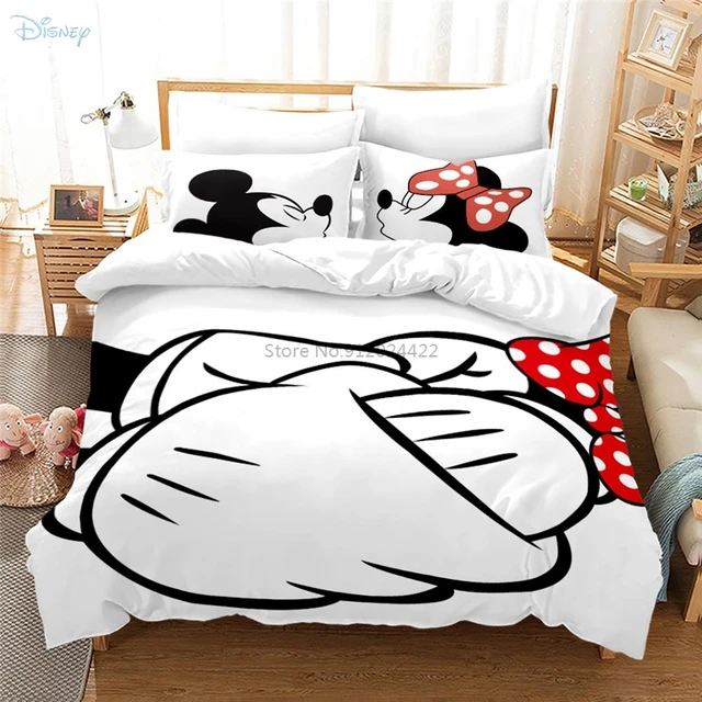 Disney Mickey Minnie Mouse Bedding Set Girls Boys Decorate Room Twin Full  Queen King Quilt Duvet Cover Kids Adult Couple Gifts - Blanket & Swaddling  - AliExpress
