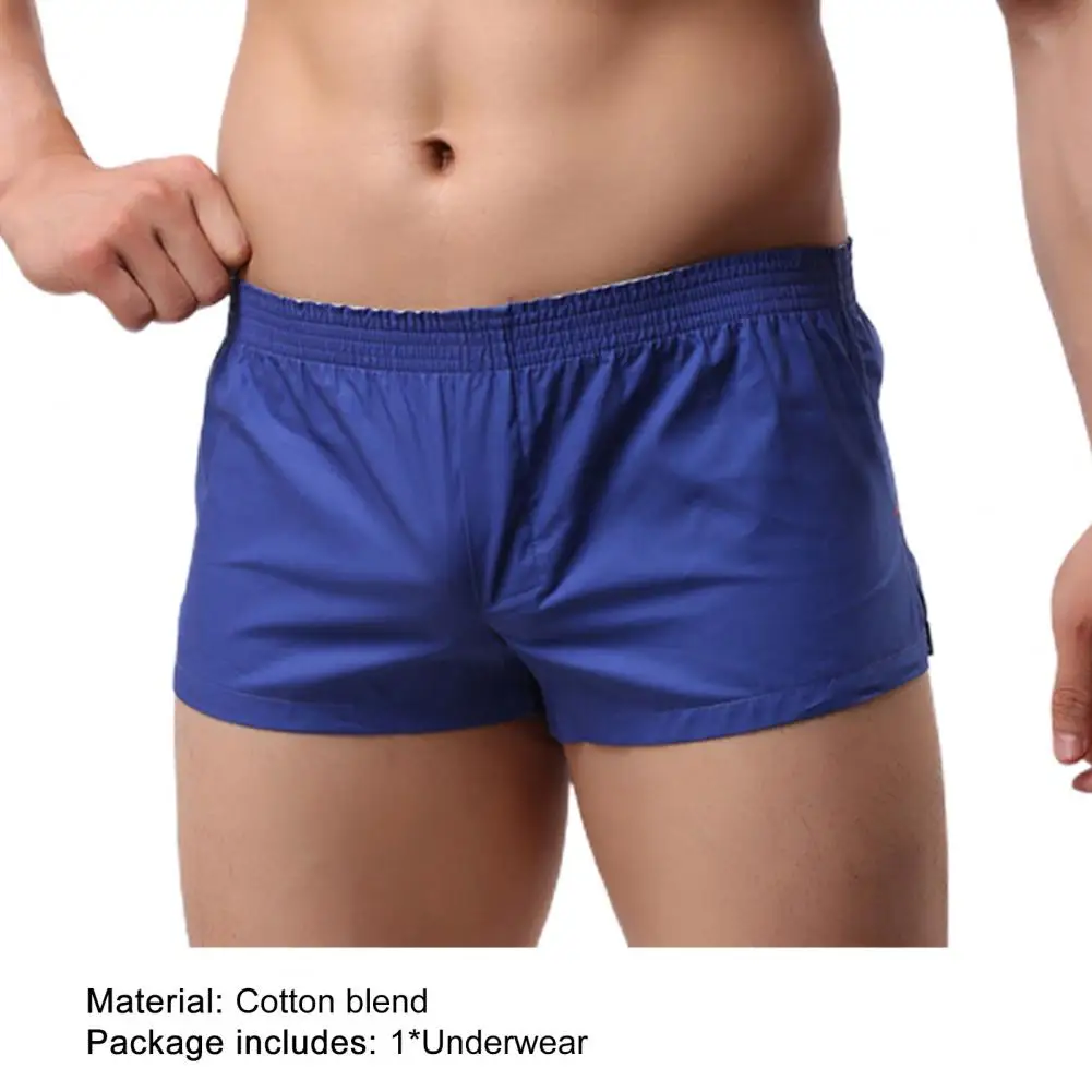 best boxer briefs for men Soutong Men Skin-friendly Underpants Breathable Cotton Blend Elastic Waistband Boxer Brief for Gym Sports boxer briefs