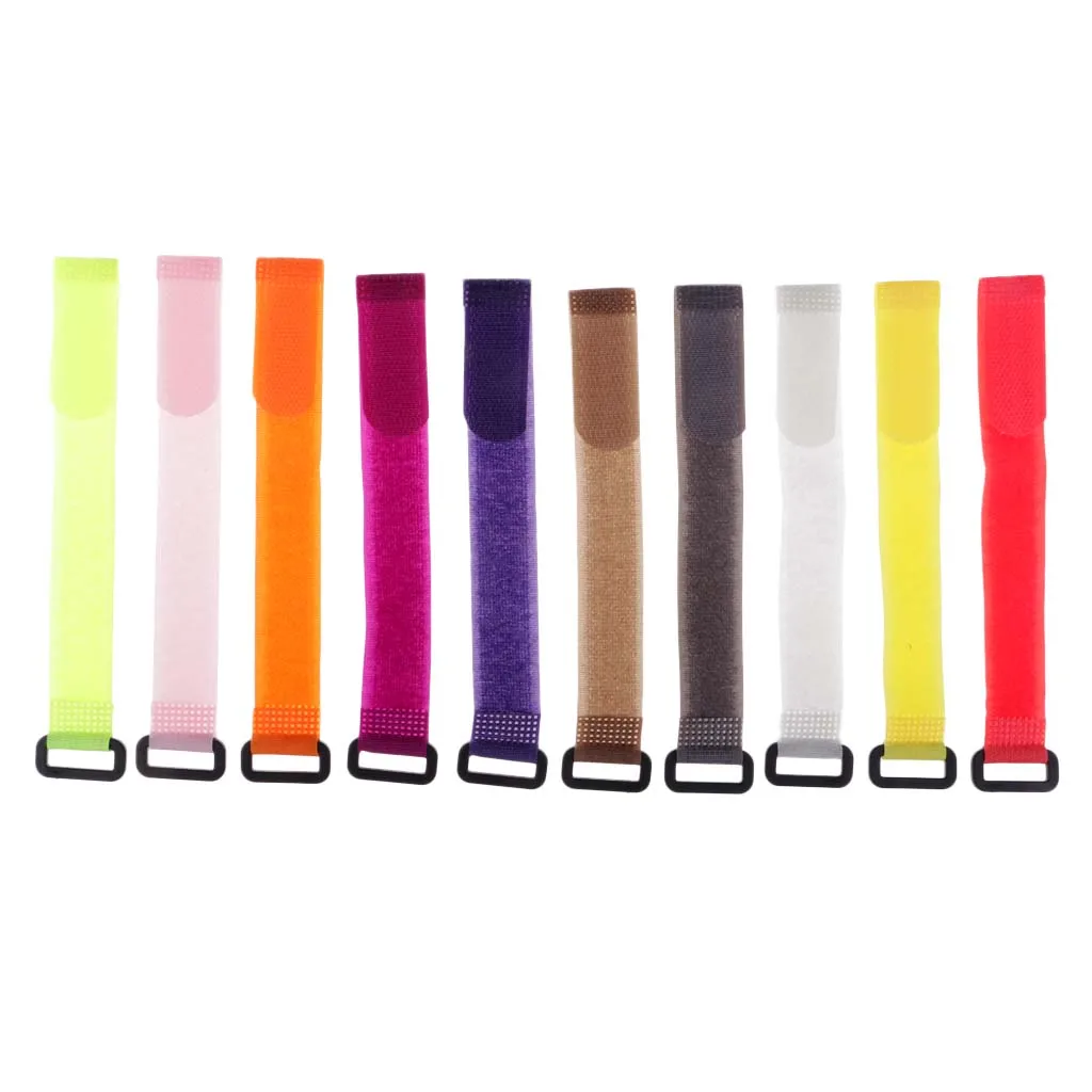 10pcs/lot Lure Fishing Rod Belt Rod Strap Tie Suspenders Fishing Accessories