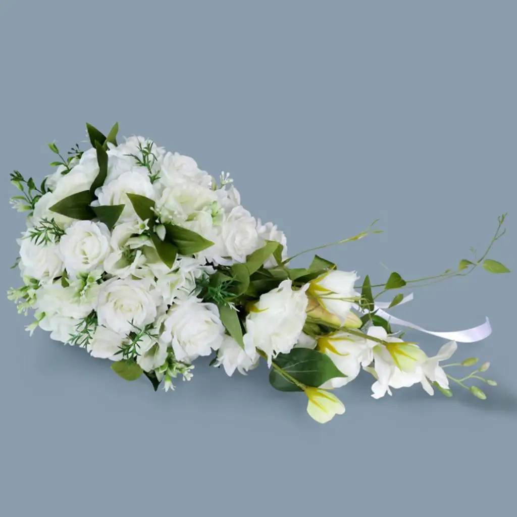 Bridal Bouquet of Flowers Artificial Flower for Home,Party,Wedding Decoration