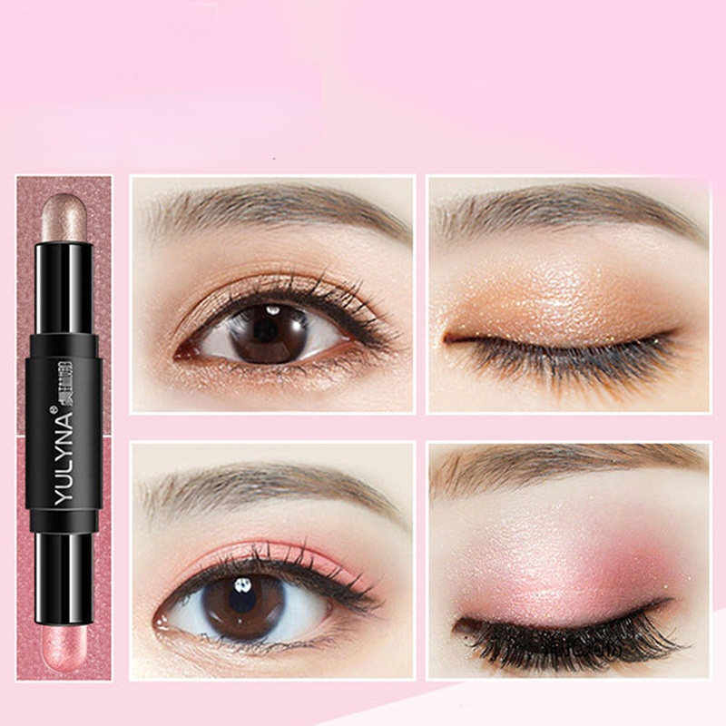 One-stroke two-use three-dimensional non-smoothing silkworm pen eye shadow pen make-up eyeshadow  beauty  eyeshadow