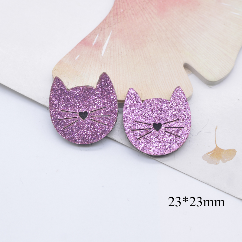 10 Stück gepolsterte Kawaii Tiere Katze Eichhörnchen Kaninchen Fuchs Applikation für DIY Kleidung Hut Schuhe Nähen Patches Haarspangen Bogen Zubehör – Detail 2