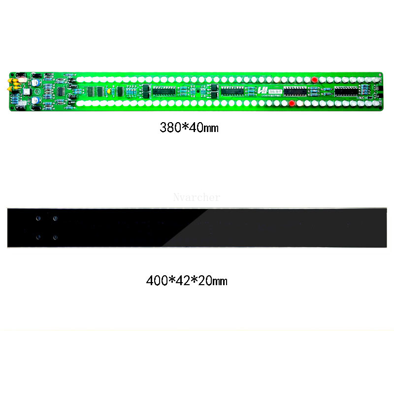 Title 5, Nvarcher duplo 40 led indicador de nível áudio ...