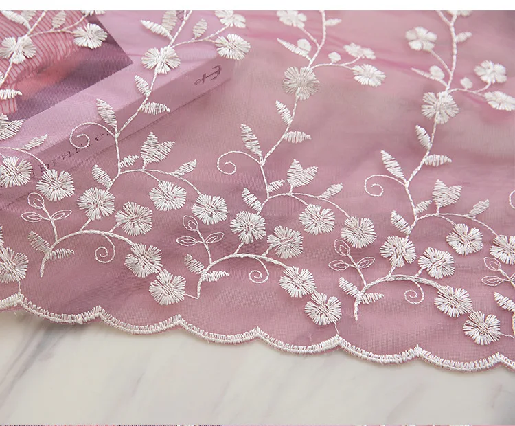 Pink Drapes For Bedroom | Floral Sheer Drapes