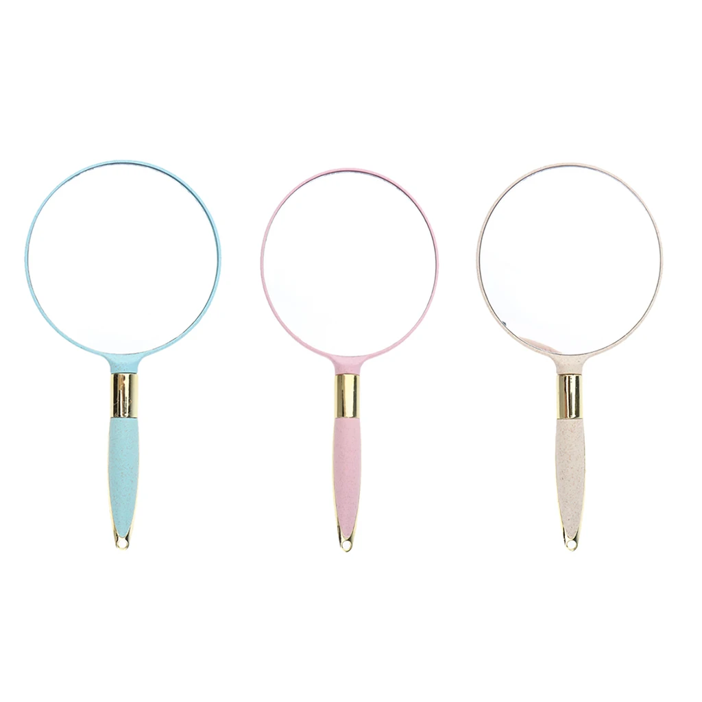 Light Portable Handheld Vanity Round Mirror Makeup Dresser Cosmetic Mirrors Light Portable Handheld Vanity Round Mirror Makeup Dresser Cosmetic Mirrors