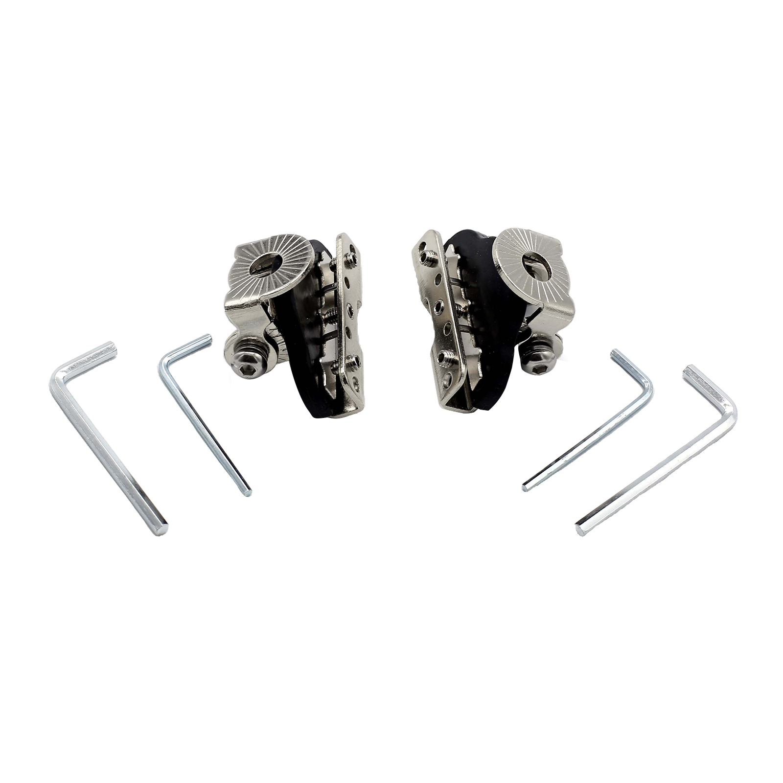 2 Pieces Stainless Steel Universal Car LED Work Light Bar Mounting Bracket Holder, Simple Installation