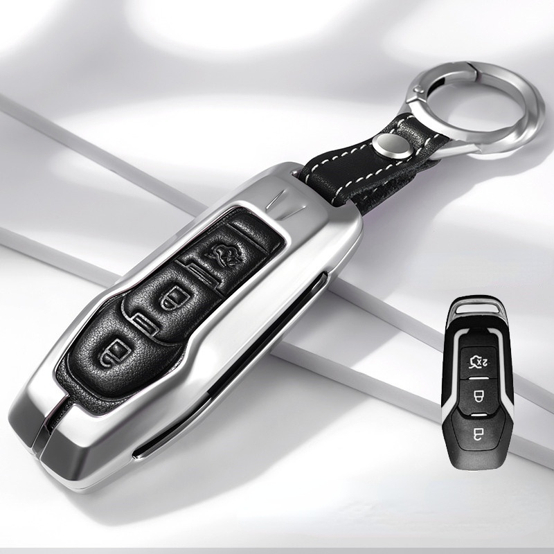 Cover custodia chiave auto per Ford Fusion Mondeo Mustang F-150 Explorer Edge 2015 2016 2017 2018 - H2c965740628a4cee954777f04eff2264h