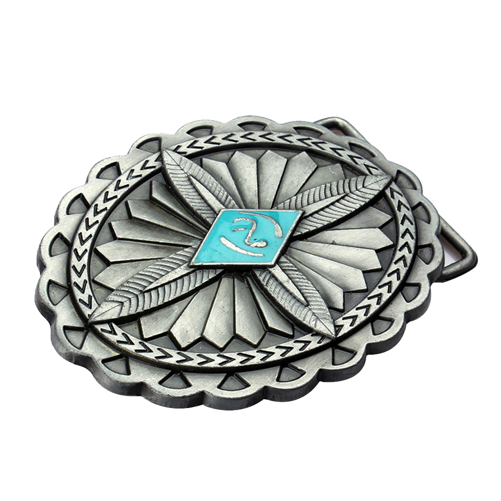 Exotic Buckle Men Western Cowboy Cool Vintage Indian Totem Retro Belt Buckle