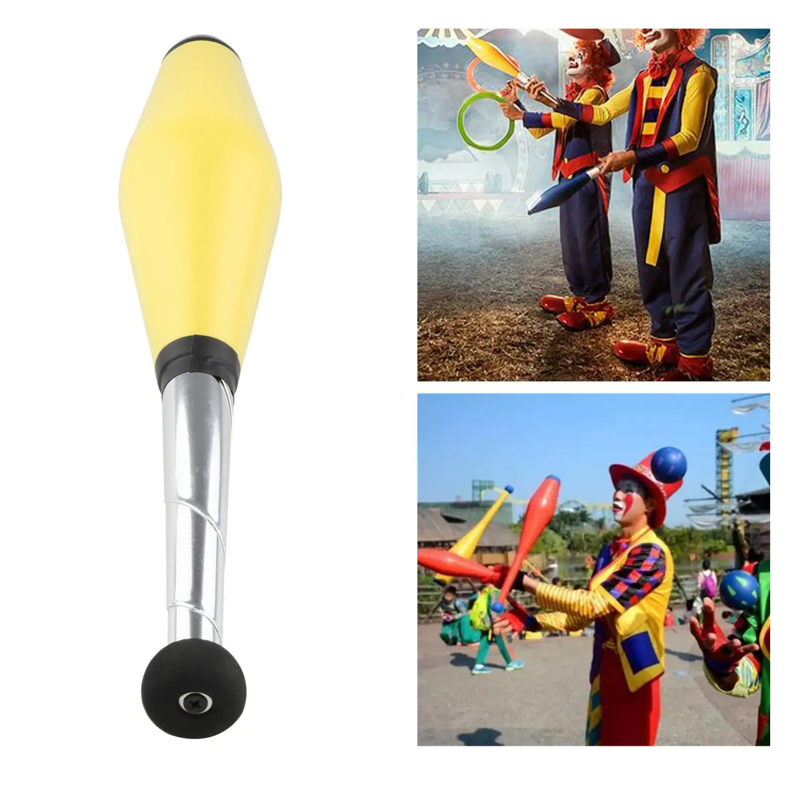 Professional Juggling Clubs Pins Sticks Ultralight for Props Kids Education Soft Handle Rings Balls Clubs Playthings Prop