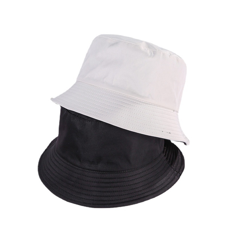New Double-Faced Unisex Bucket Hat Candy Color Sunscreen Women Hat Outdoor Travel Cycling Caps