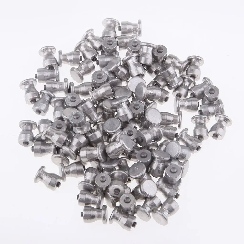 100 pcs 10mm Universal Car Tires Anti-Slip Screw Stud Tyre Snow Spikes Studs