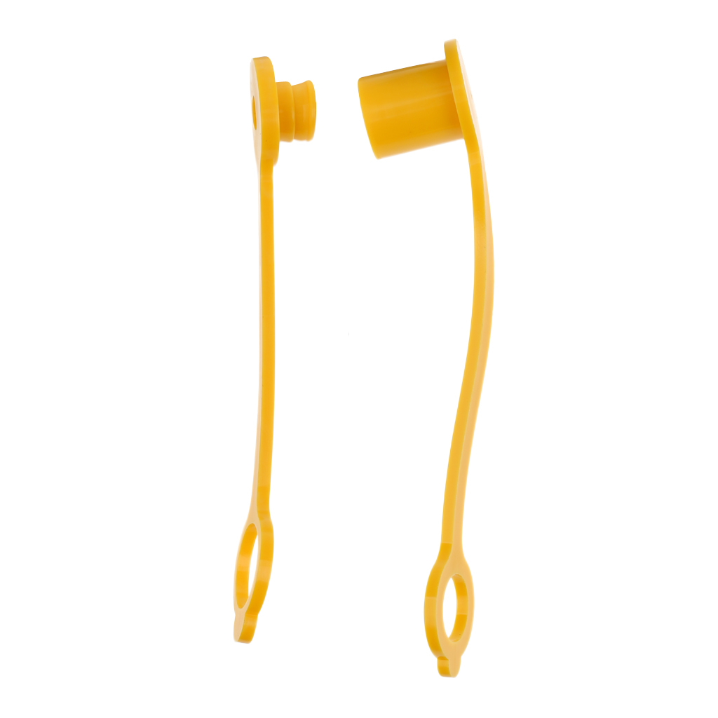 2Pcs Propane LP Gas Dust Cap&Plug Set 3/8'' Quick Connect Plastic 16cm Accs