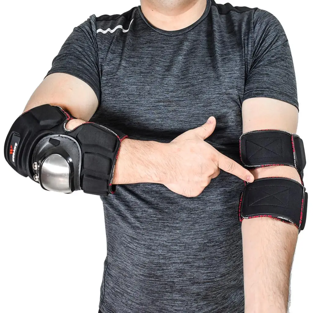 Men Elbow Pads Wrist Guards Safe Protective Equipment for Multi Sports
