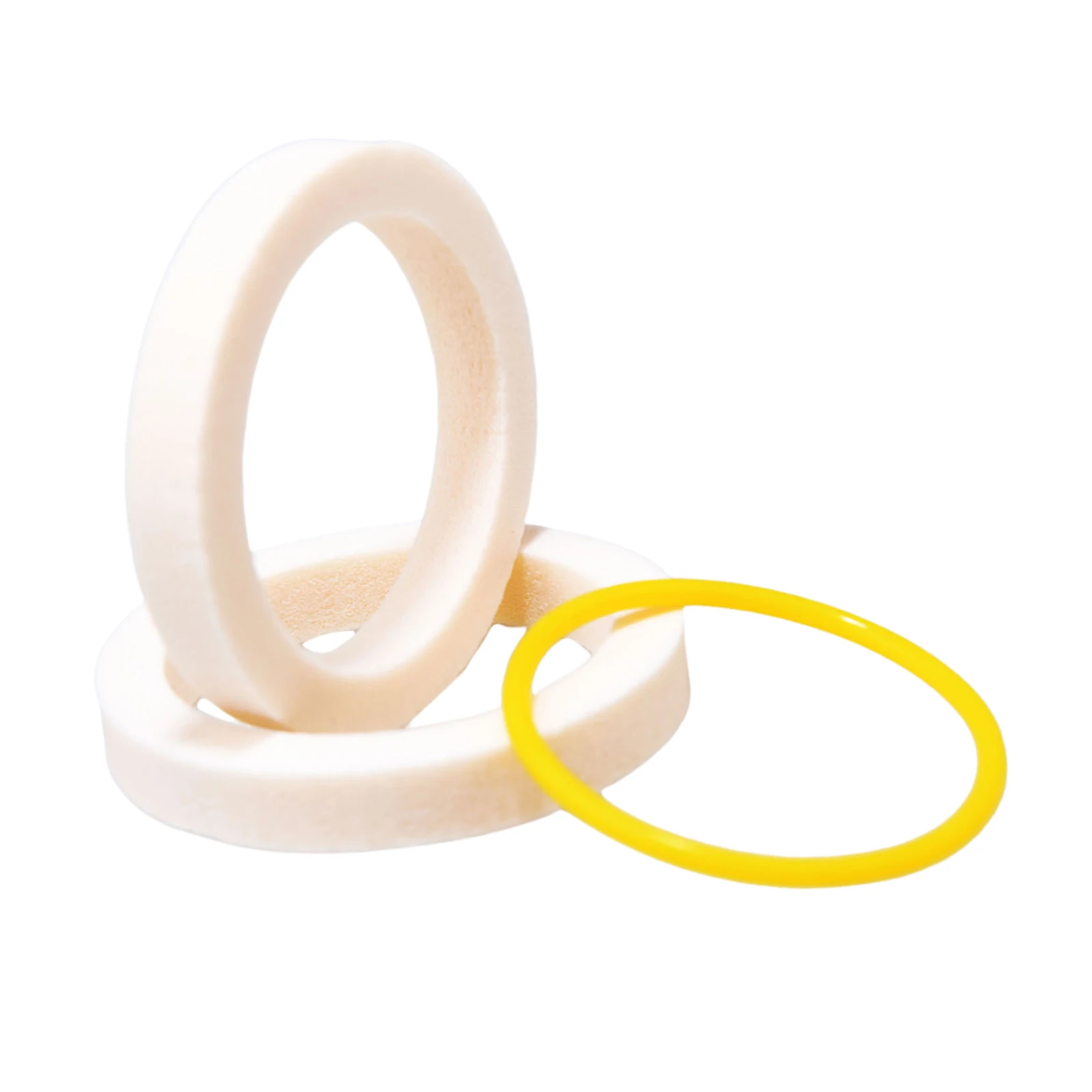 2pcs Bike Oil Seal Rings Bicycle Front Fork Lubrication Dust Seal Sponge Ring Foam Washer with Rubber Ring Fits for Rock Shox